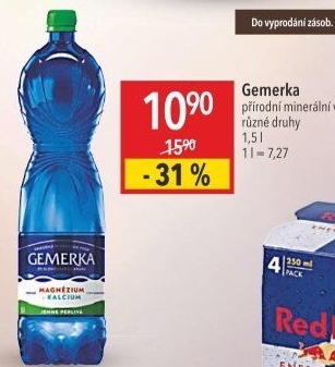 Minerální voda Gemerka