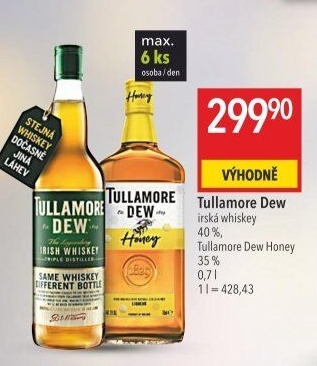 Whisky irská Tullamore Dew