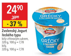 Bílý jogurt řeckého typu Zvolenský