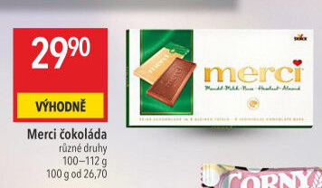 Čokoláda Merci