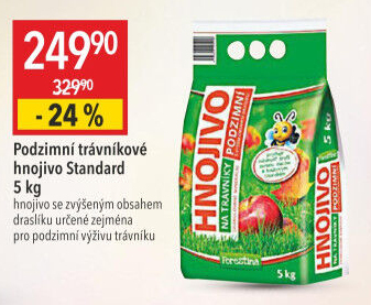 Hnojivo podzimní trávníkové Forestina