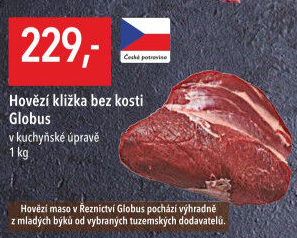 Hovězí kližka bez kosti Globus