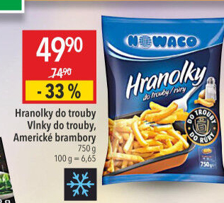 Hranolky mražené Nowaco