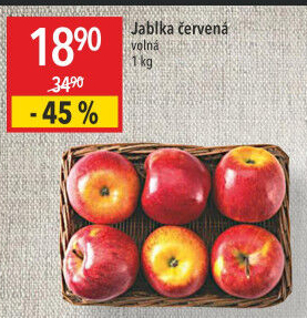 Jablka červená