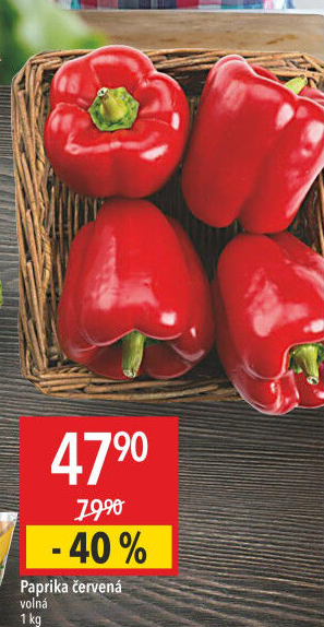 Paprika červená