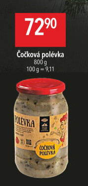 Polévka čočková Globus