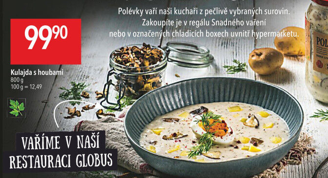 Polévka kulajda Globus