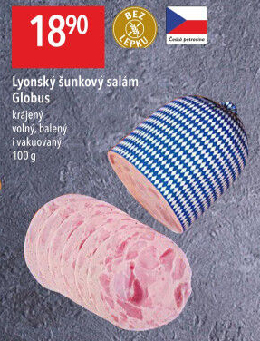 Salám lyonský šunkový Globus