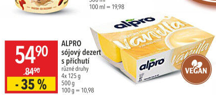 Sójový dezert Alpro Soya