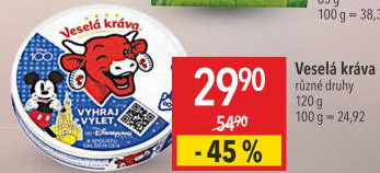 Sýr tavený Veselá kráva