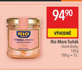 Tuňák filety v oleji Rio Mare
