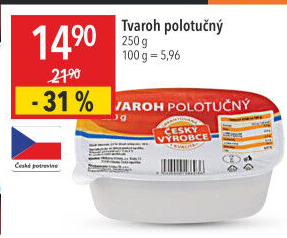 Tvaroh polotučný
