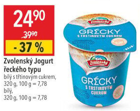 Bílý jogurt řeckého typu Zvolenský
