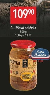 Gulášová polévka Globus