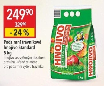 Hnojivo podzimní trávníkové Forestina
