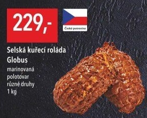 Selská kuřecí roláda plněná Globus