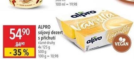 Sójový dezert Alpro Soya