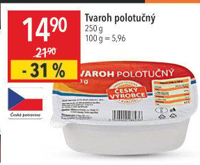 Tvaroh polotučný