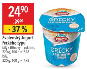 Bílý jogurt řeckého typu Zvolenský