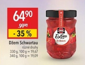 Džem výběrový Extra Schwartau