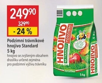 Hnojivo podzimní trávníkové Forestina