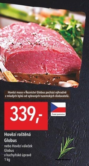 Hovězí roštěná Globus