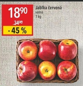 Jablka červená