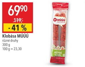 Klobása Maso uzeniny Písek
