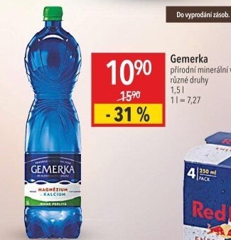 Minerální voda Gemerka