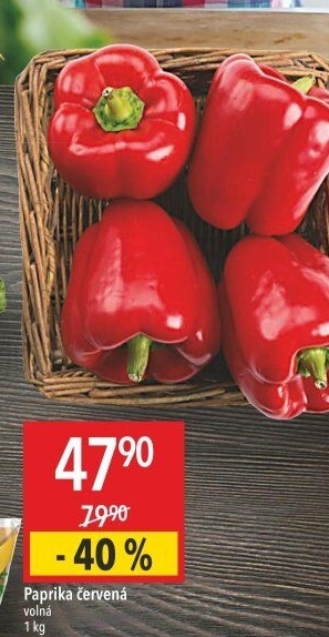 Paprika červená