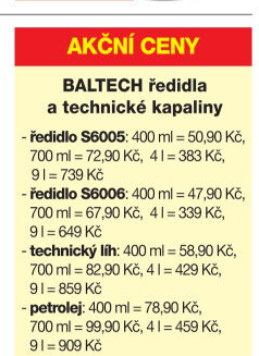 Baltech ředidla