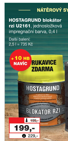 Blokátor rzi U2161 Hostagrund