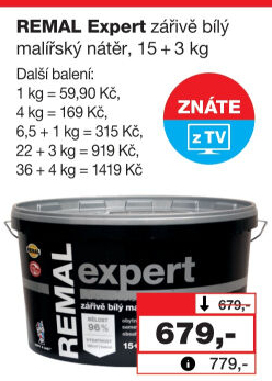Malířský nátěr Expert Remal