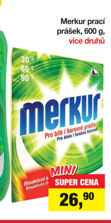Prací prášek Merkur
