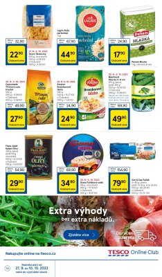 akční leták Tesco 27.9.2023-3.10.2023
