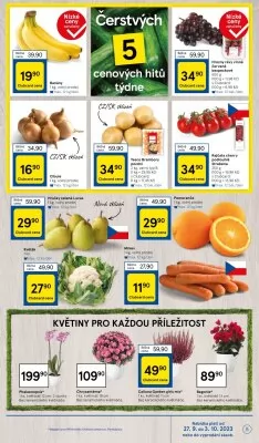 akční leták Tesco 27.9.2023-3.10.2023