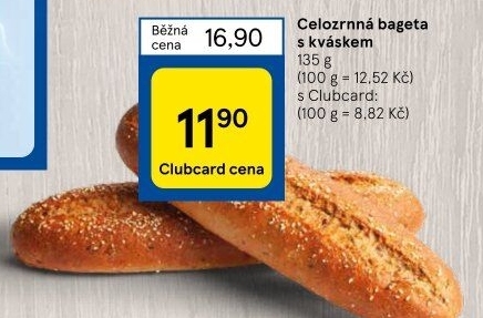 Bageta celozrnná