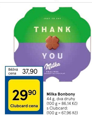 Bonboniéry Milka