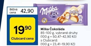 Čokoláda Milka
