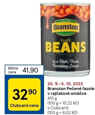 Fazole v rajčatové omáčce Branston