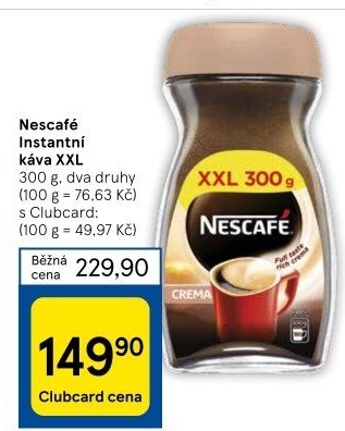 Instantní kávy Nescafé