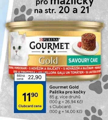 Konzerva pro kočky Gold Gourmet Purina