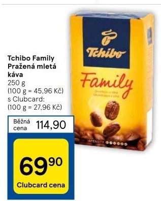 Mletá káva Family Tchibo