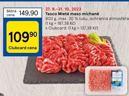 Mleté maso mix Tesco