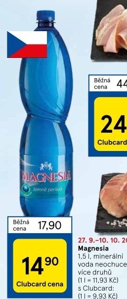 Přírodní voda Magnesia