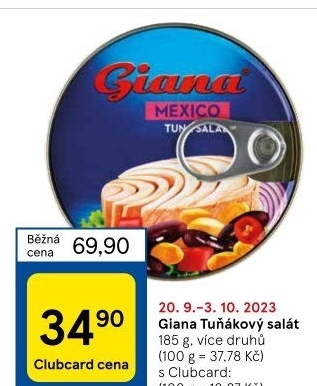 Salát s tuňákem Giana
