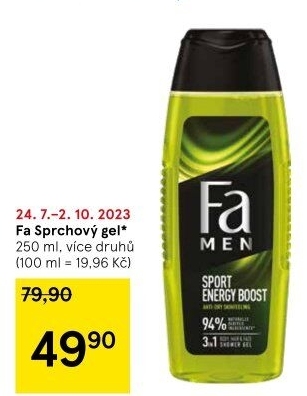 Sprchový gel Fa
