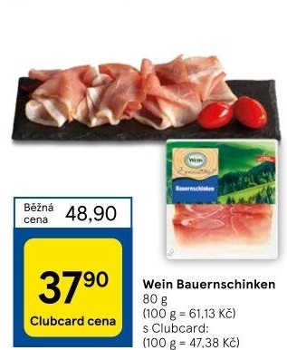 Šunka Bauernschinken Wein
