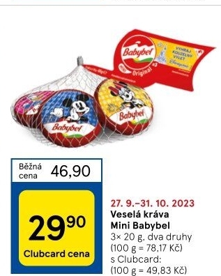Sýr Mini Babybel Veselá kráva