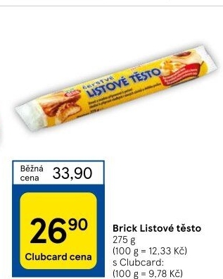 Těsto listové rozválené Brick